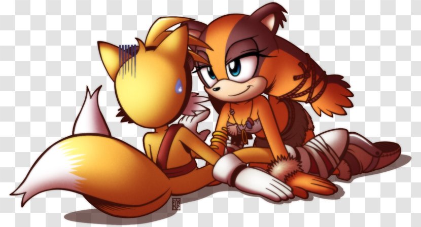 Tails Sonic The Hedgehog Knuckles Echidna Doctor Eggman Amy Rose - Silhouette - Sticks Badger Fanart Transparent PNG