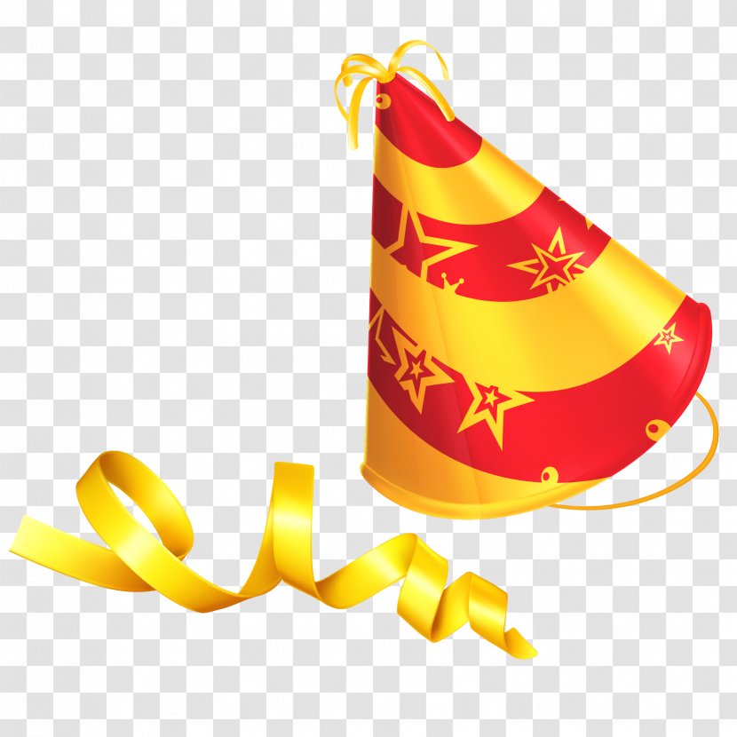 Happy Birthday To You Blahou017eelanie Wish Party - Animation - Yellow Streamers And Festive Cap Transparent PNG