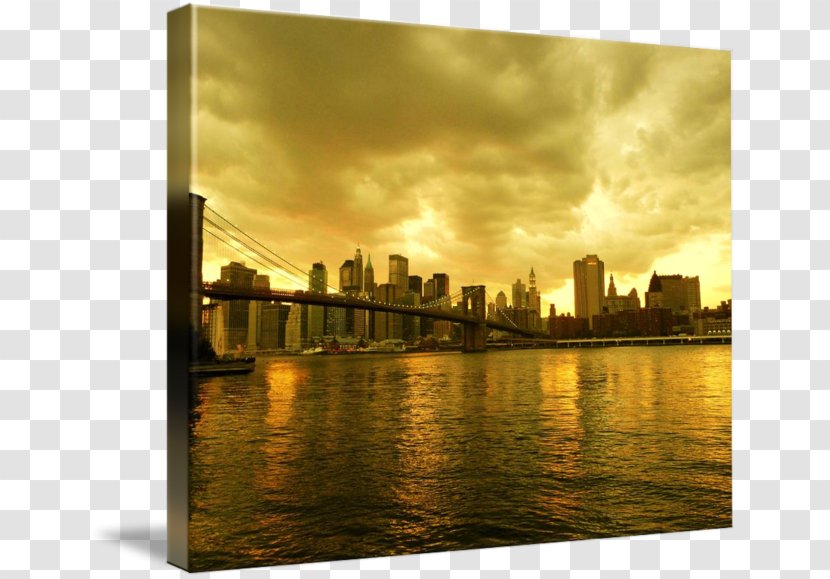 Skyline Brooklyn Picture Frames Cityscape Photography - Stock - Manhattan Bridge Transparent PNG