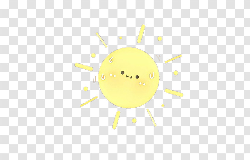 Yellow Circle Smile Transparent PNG