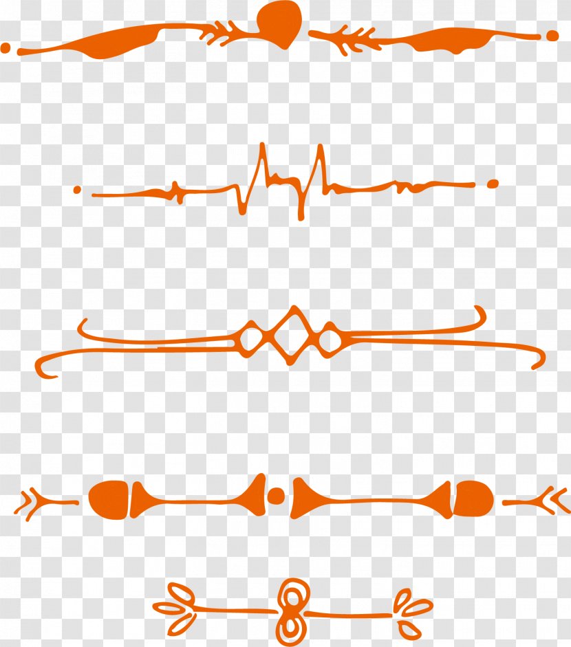 Clip Art - Point - ECG Effect Separation Column Transparent PNG