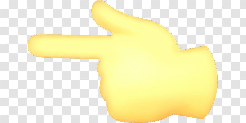 Yellow Finger Hand Thumb Gesture Transparent PNG