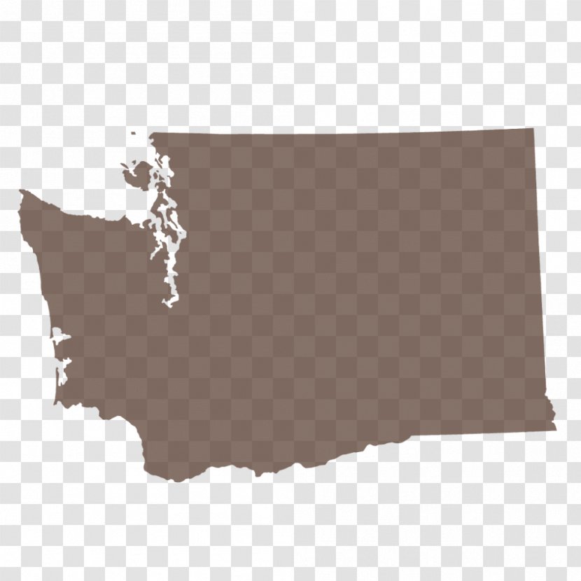 Washington California State Map - United States Transparent PNG