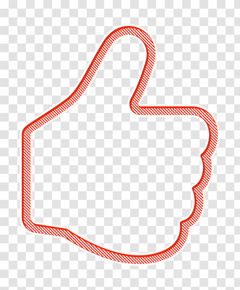 Basic Hand Gestures Lineal Icon Like Icon Transparent PNG