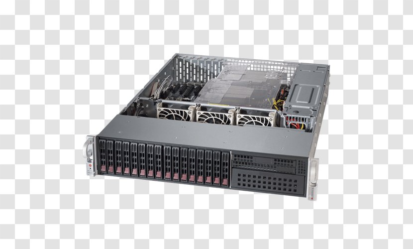 Computer Cases & Housings Super Micro Computer, Inc. Servers Serial Attached SCSI 19-inch Rack - 19inch Transparent PNG