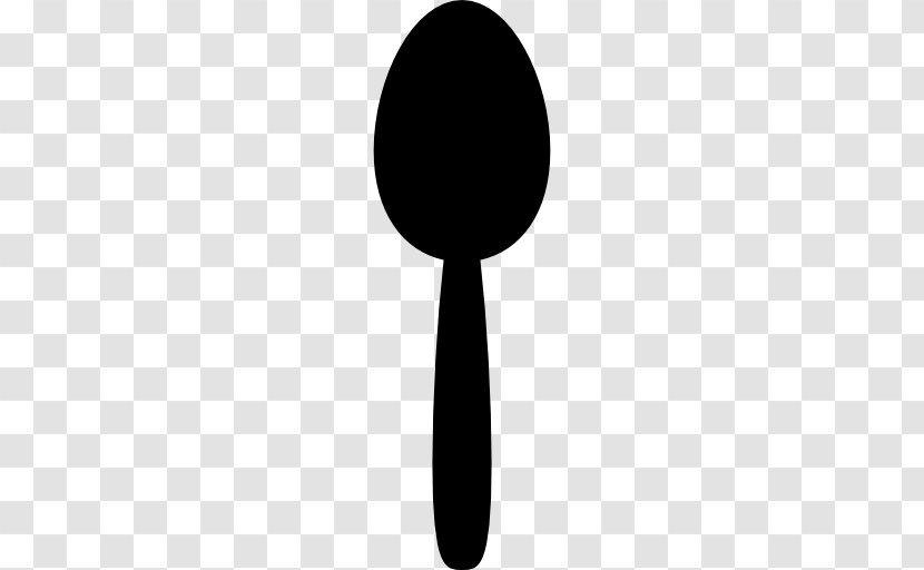 Google Maps Symbol - Black And White - Spoon Vector Transparent PNG