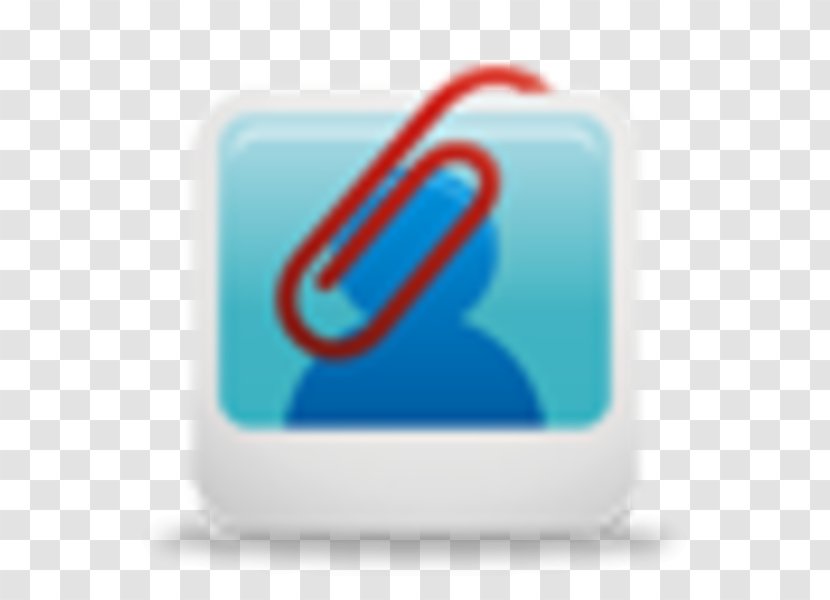 Paper Clip Email Attachment Art - Logo - Soft Light Effect Transparent PNG