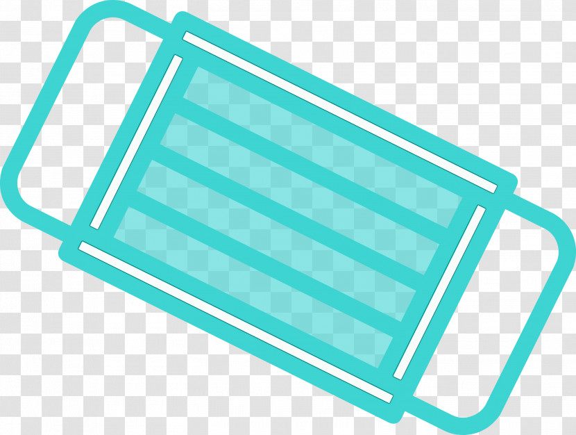 Turquoise Serving Tray Transparent PNG