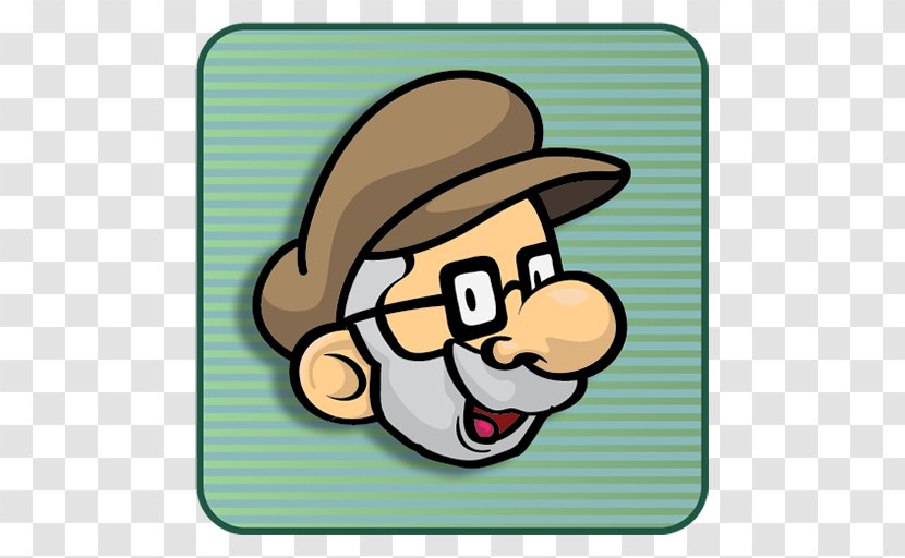Thumb Cartoon Headgear Character - Grandpa Transparent PNG