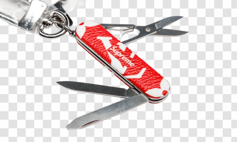Pocketknife Key Chains Louis Vuitton Supreme - Knife Transparent PNG