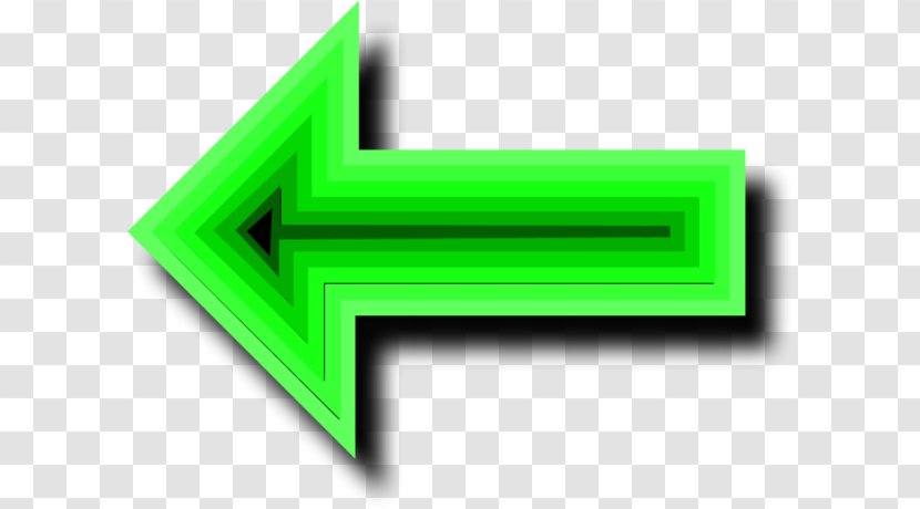 Green Arrow Clip Art - Pictures Of Arrows Pointing Left Transparent PNG