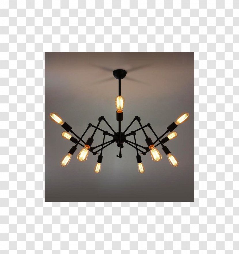 Pendant Light Chandelier Fixture Loft - Lighting Transparent PNG