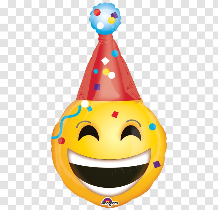 Mylar Balloon Birthday Smiley Emoticon - Smile Transparent PNG