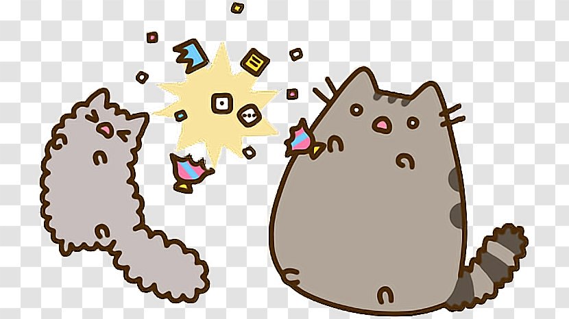 I Am Pusheen The Cat GIF New Year - Pip Sign Transparent PNG