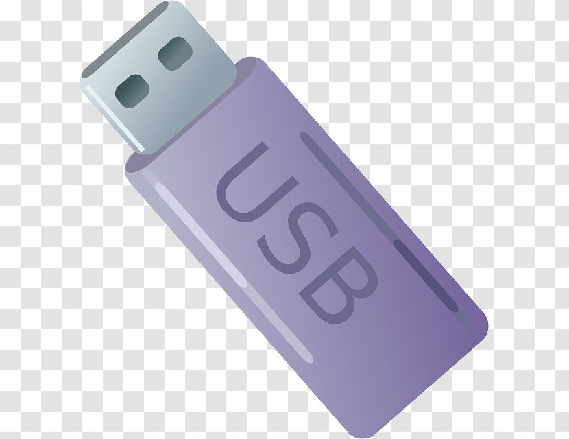 USB Flash Drives Computer Data Storage Clip Art - Technology - Stick Transparent PNG