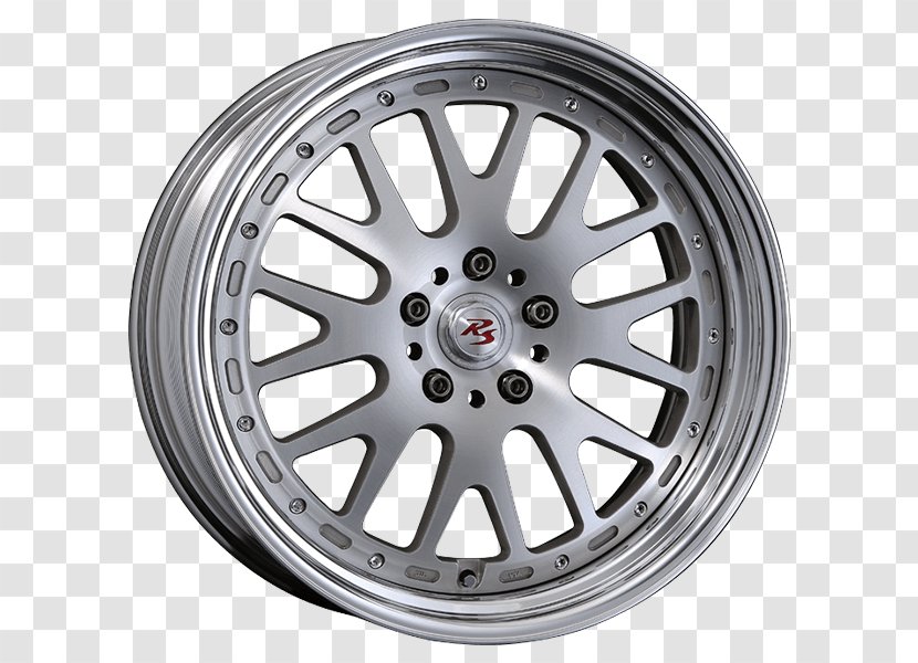 Alloy Wheel Spoke Rim Tire - Brushed Transparent PNG