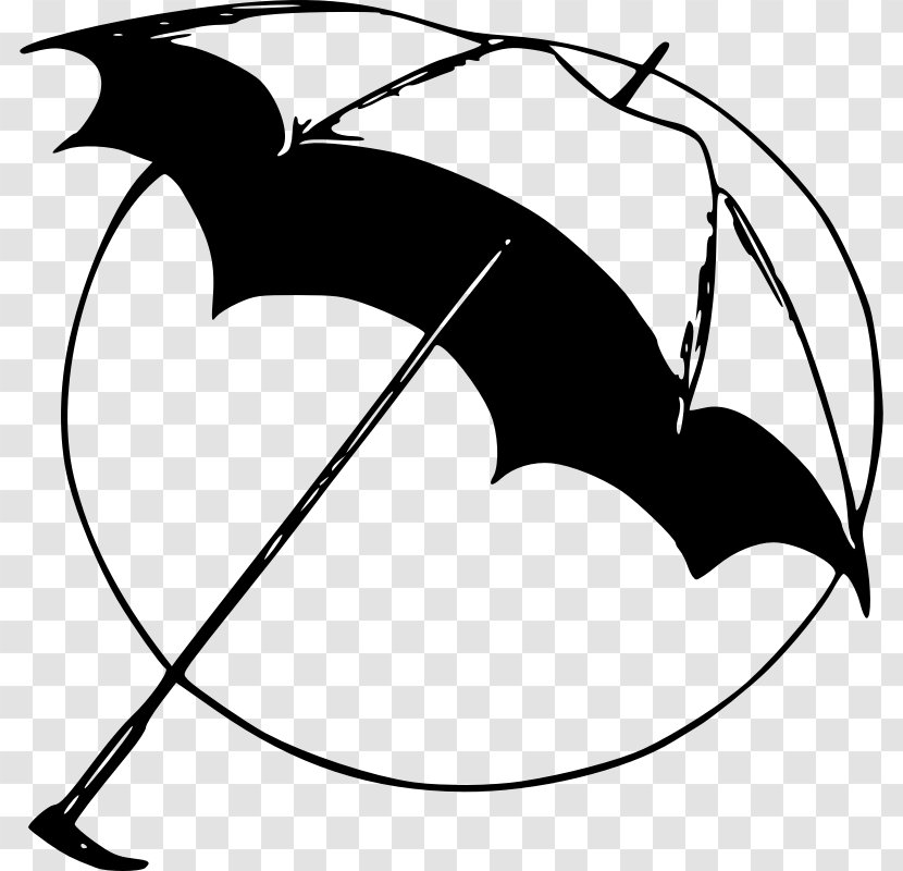 Line Art Clip - Black - Umbrella Day Transparent PNG
