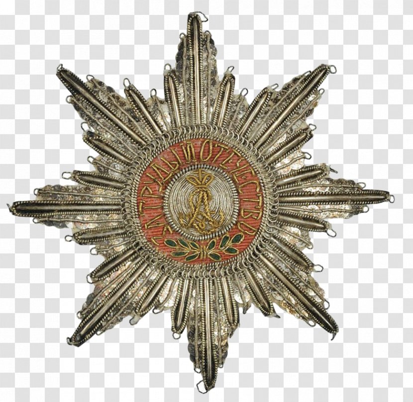Order Of St. Andrew Saint Anna Alexander Nevsky Medal Transparent PNG
