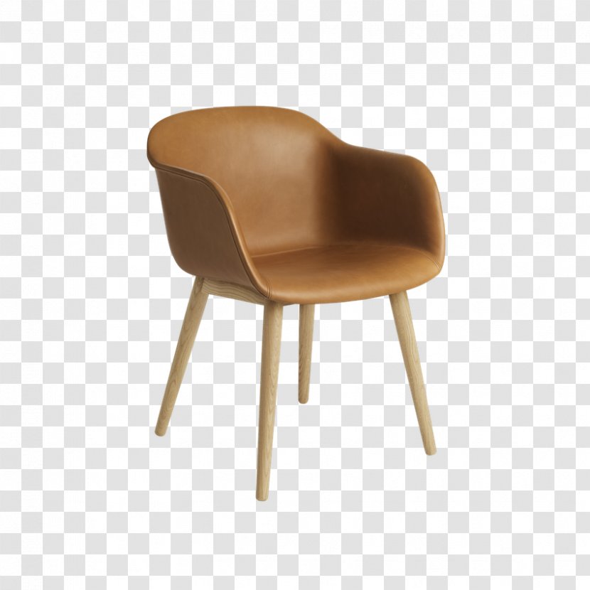 Chair Wood Fibre Muuto Fiber - Cognac Transparent PNG