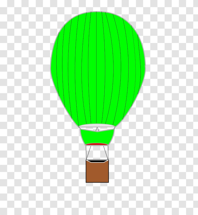 Hot Air Balloon Green - Ballooning Transparent PNG