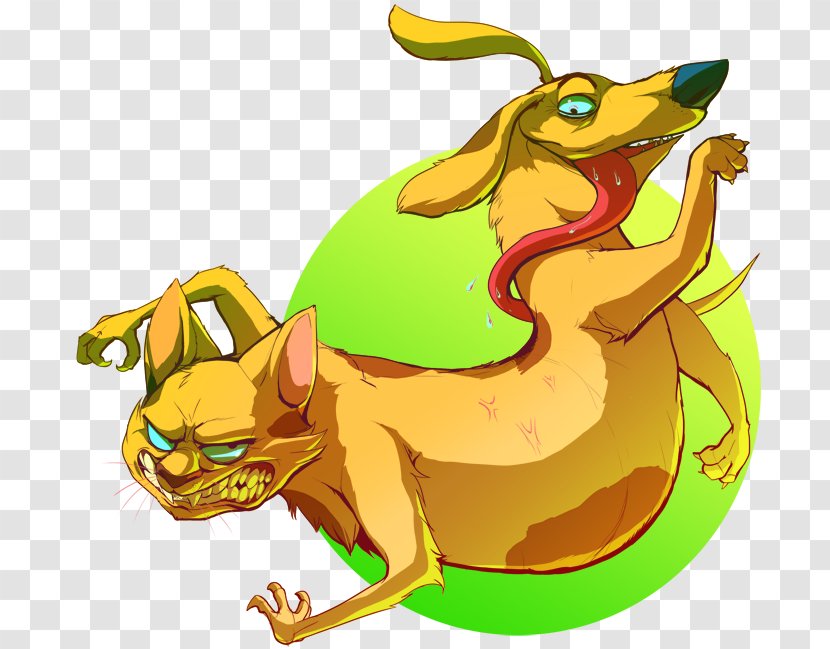 Cat Fan Art - Catdog Transparent PNG