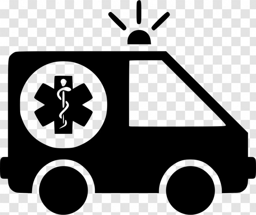 Ambulance Royalty-free Emergency - Black Transparent PNG
