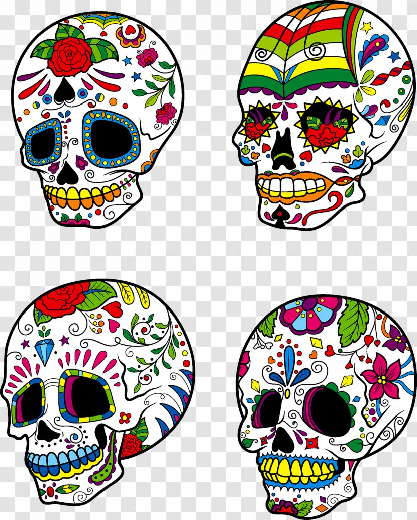 Calavera Skull Euclidean Vector - Shutterstock Transparent PNG