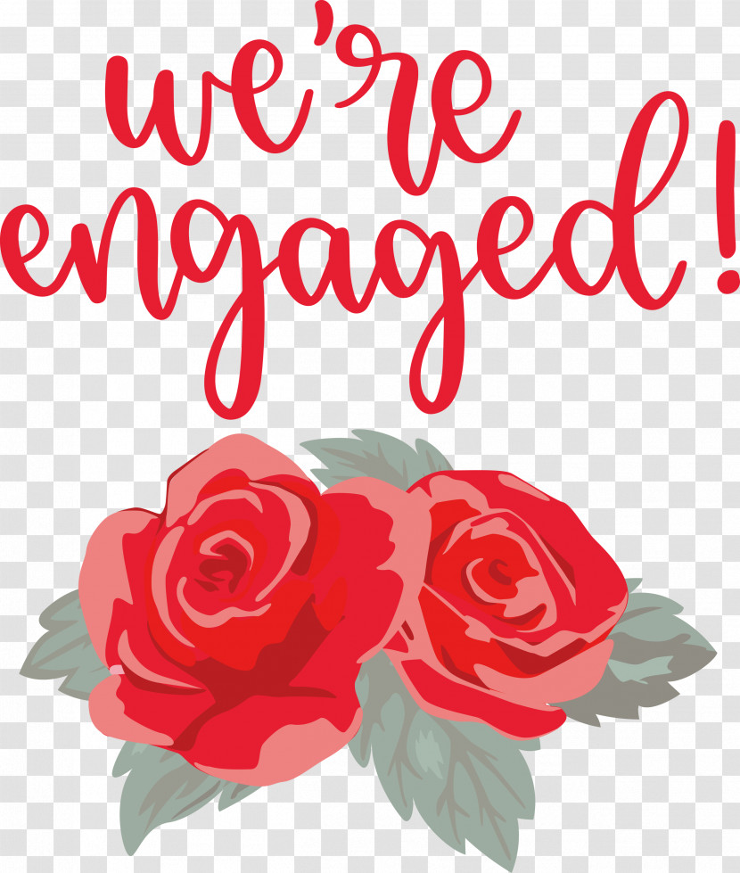 We Are Engaged Love Transparent PNG