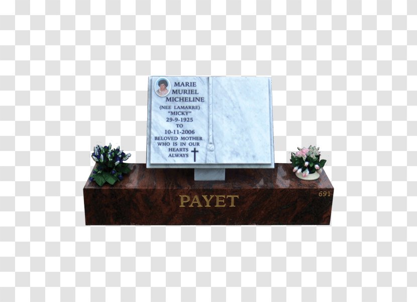 Headstone Memorial - Monumental Inscription Transparent PNG