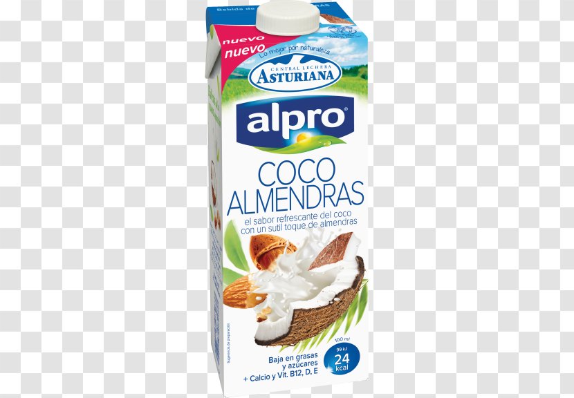 Soy Milk Almond Coconut Alpro - Soybean Transparent PNG