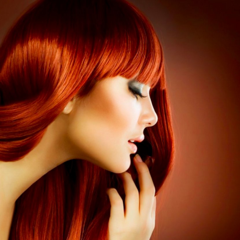 Hair Care Beauty Parlour Artificial Integrations Red - Cosmetics - Hairdressing Transparent PNG