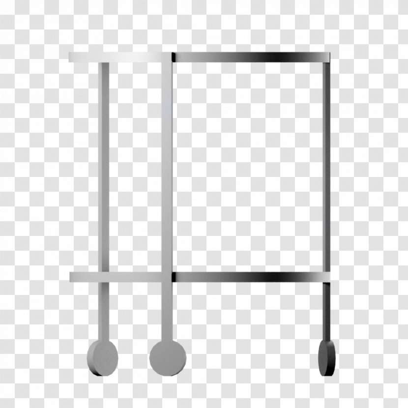 Line Angle - Table - Side Transparent PNG