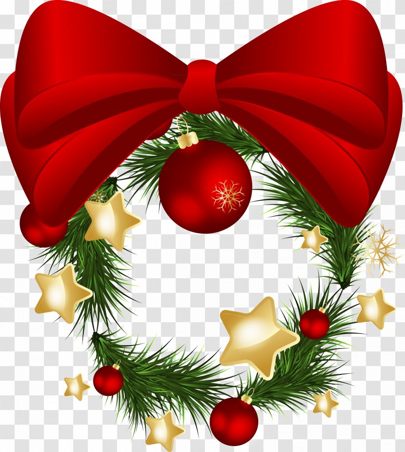 Christmas Ornament - Conifer - Wreath Picture Material Transparent PNG