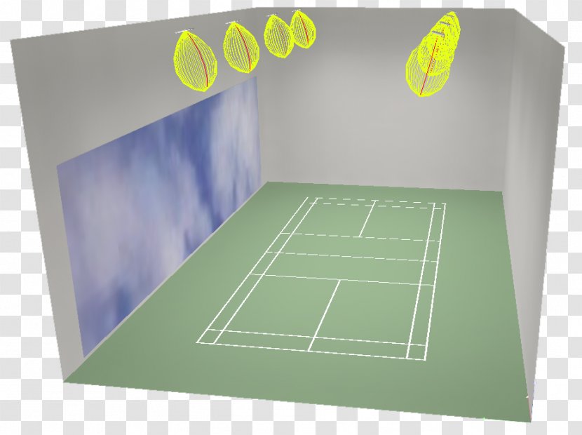 Lighting Badminton Sports Glare Light-emitting Diode - Structure - Court Transparent PNG