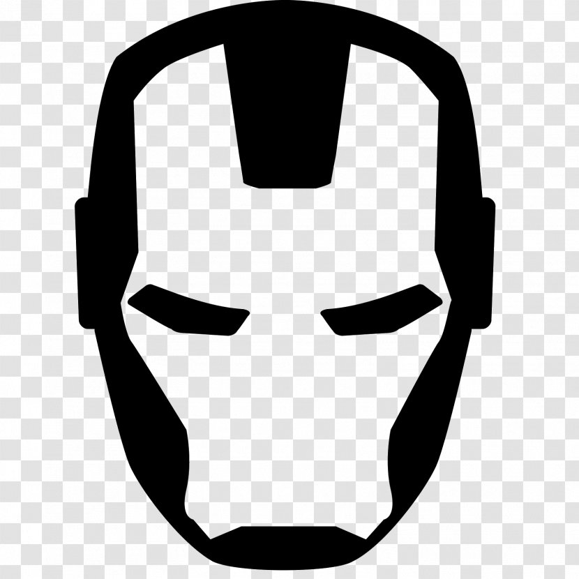 Iron Man YouTube Symbol - Silhouette - Gas Mask Transparent PNG