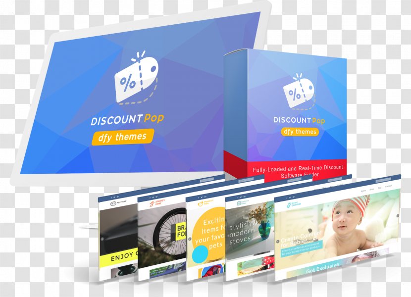 Brand Logo Display Advertising - Discount Time Transparent PNG