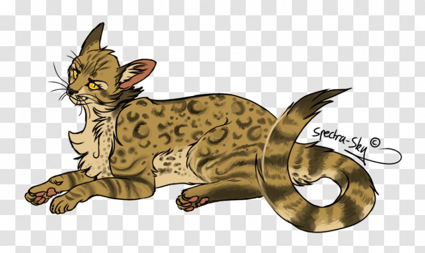 Cat Forest Of Secrets Whiskers Leopardstar Warriors - Fictional Character - Paint Sky Transparent PNG