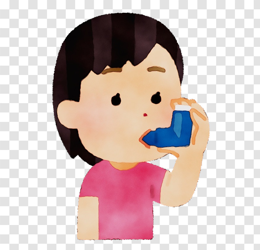 Cartoon Nose Cheek Child Animation Transparent PNG