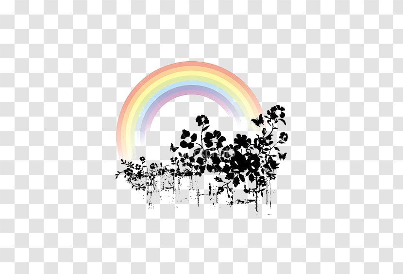 Rainbow Graphic Design - Printing - Hand-painted Transparent PNG