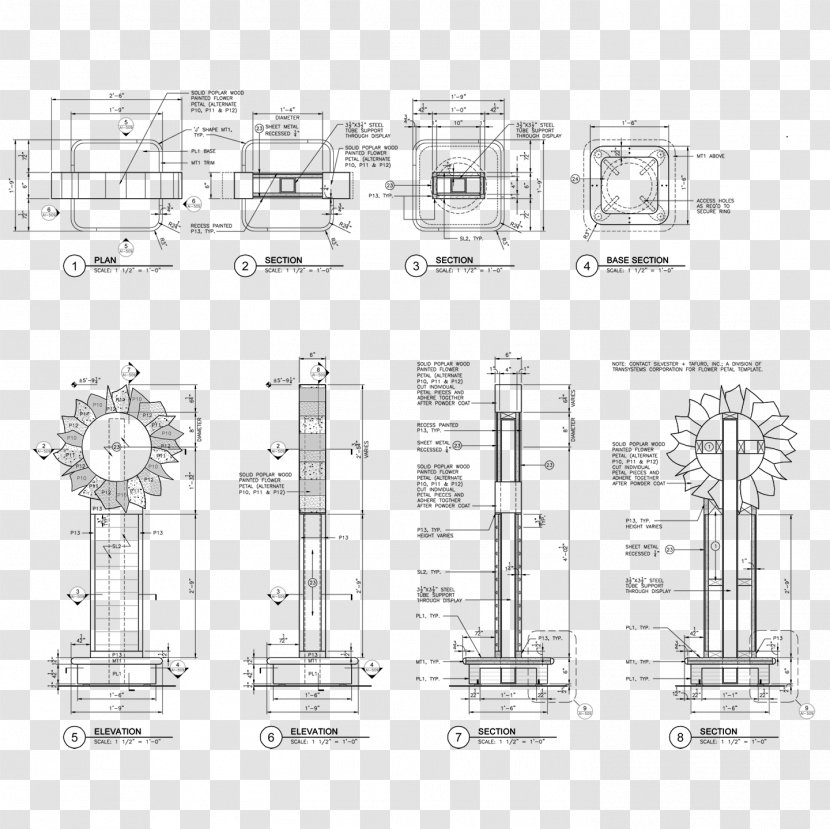 Technical Drawing Engineering Diagram Product Design - Drafting & Diagrams Transparent PNG