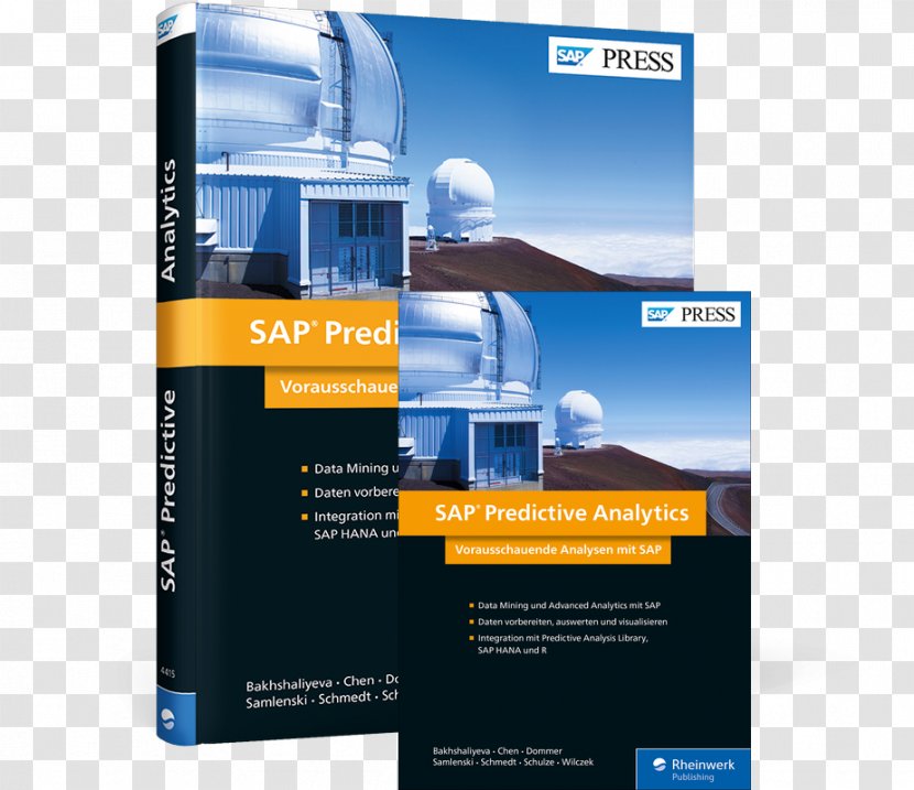SAP Predictive Analytics: Vorausschauende Analysen Inkl. HANA, PAL, R Und Lumira The Comprehensive Guide BusinessObjects SE - Sap Hana - Book Transparent PNG
