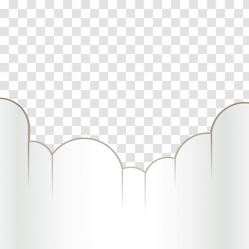 White Pattern - Rectangle - Footer Decorative Borders Vector Cloud Transparent PNG