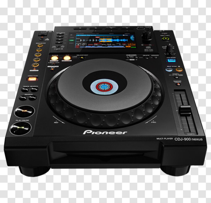 CDJ-900 CDJ-2000 Pioneer DJ Disc Jockey - Digital Media - Compressed Audio Optical Transparent PNG