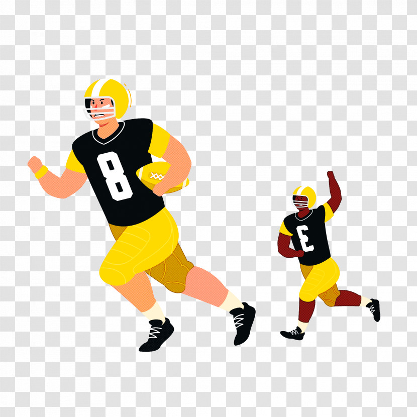 Team Sport Shoe Yellow Uniform Mascot Transparent PNG