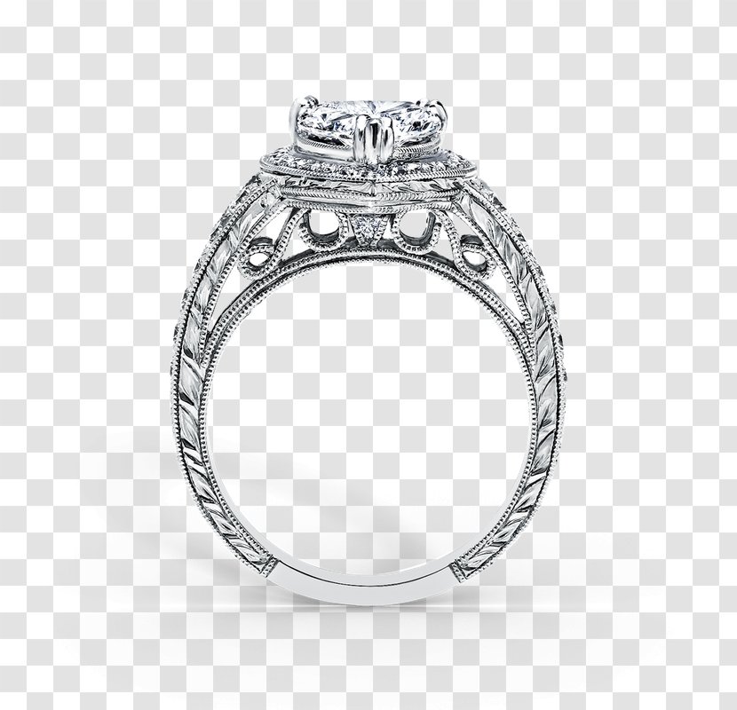Engagement Ring Jewellery Diamond - Metal Transparent PNG
