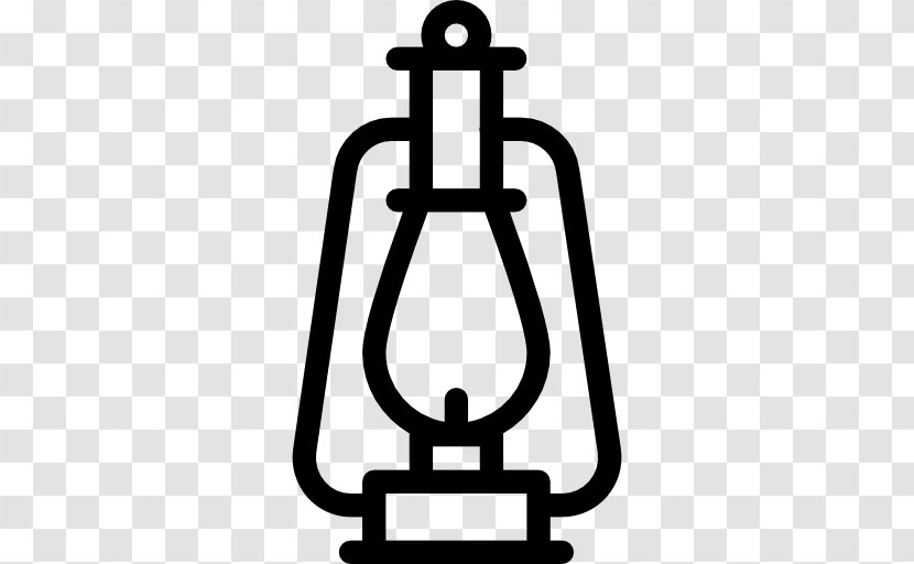 Black And White Symbol Area - Lamp Transparent PNG