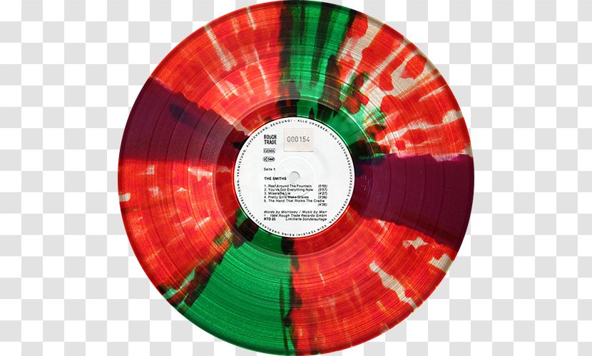 The Smiths Compact Disc Phonograph Record LP Picture - Color - Red Transparent PNG