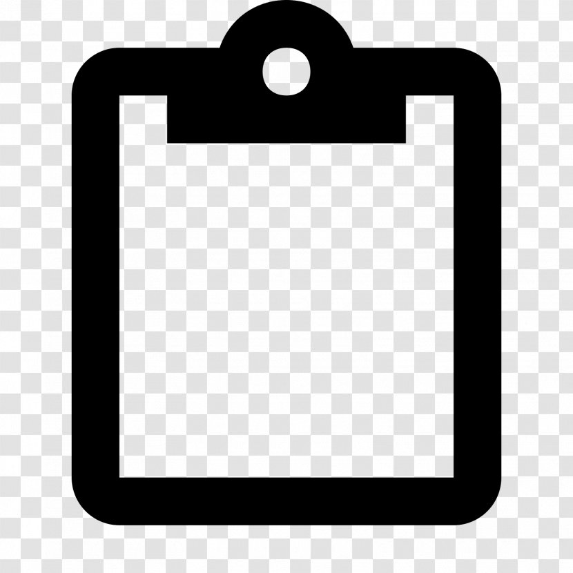 Clipboard - Text - Black Transparent PNG