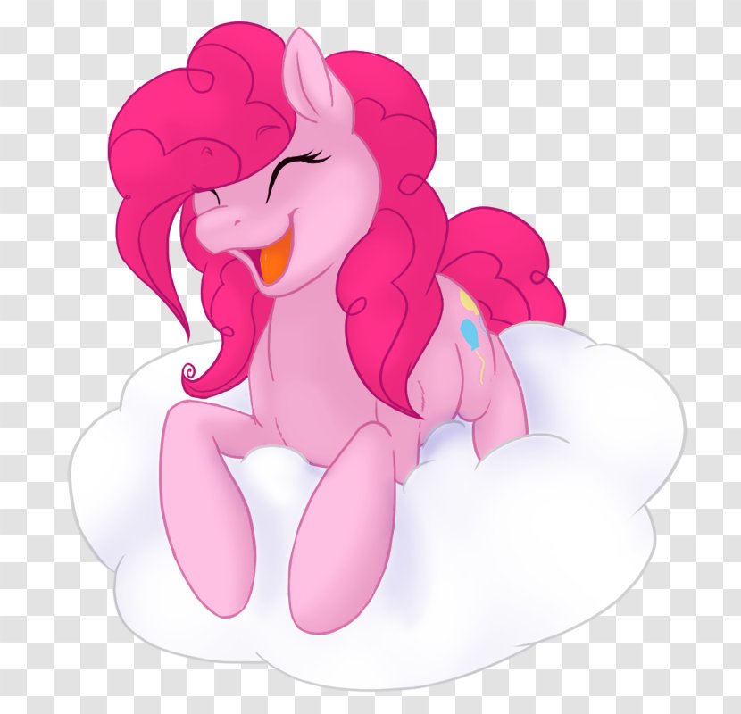 Pinkie Pie Horse Character Winged Unicorn - Silhouette Transparent PNG