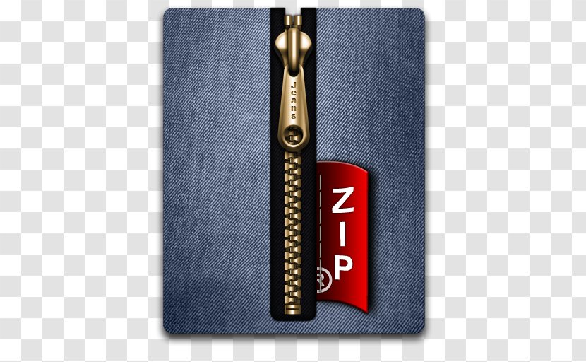 Zipper Jeans Icon - Blue - Creative Transparent PNG